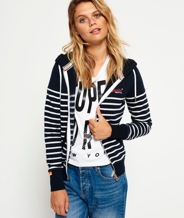 Sudadera con estampado integral, capucha y cremallera de la colección Orange Label Image 1