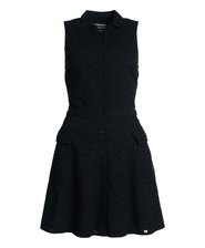 Broderie Utility Shirt Dress