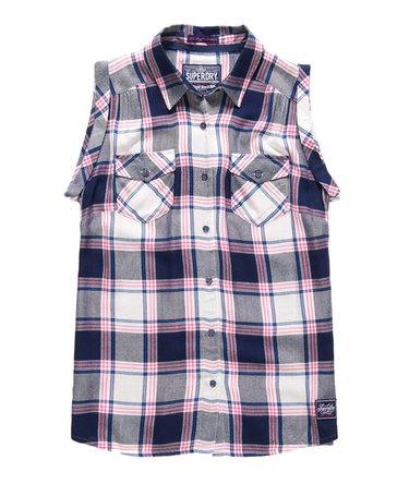 Boyfriend skjorte uten ermer Image 2