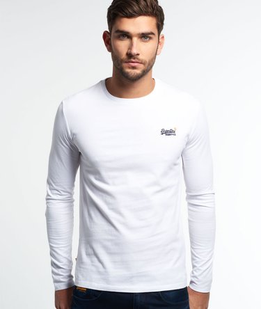 Vintage Embroidery Long Sleeve T-Shirt Image 1