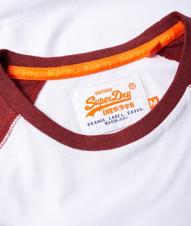 Orange Label Baseball T-Shirt Image 6