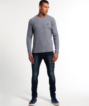 Vintage Embroidery Long Sleeve T-Shirt Image 3