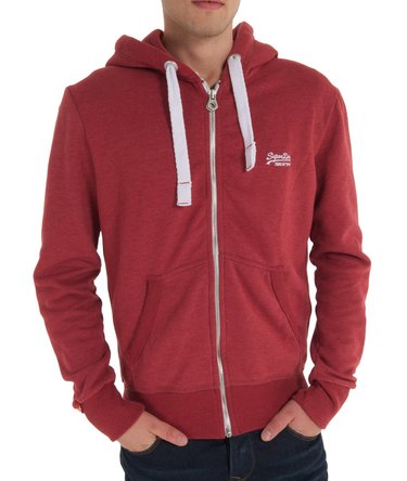 Orange Label Zip Hoodie Image 6