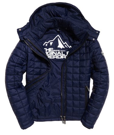 Hooded Box Quilt Fuji Jacket Image 2