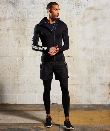 Sweat à Capuche Zippé Homme - Haut De Sport Léger Et Doux - Pour Jogging, Entraînement - Coupe Décontractée