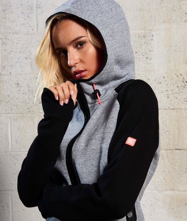 Gym Tech Crop Zip Hoodie Image 5