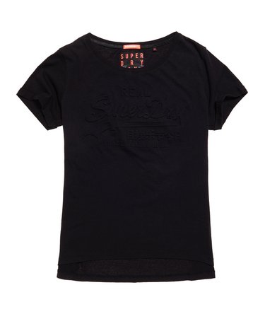 Vintage Logo Embossed Boyfriend T-Shirt Image 2