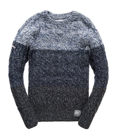 Jacob Colour Block Crew Neck Jumper Image 2