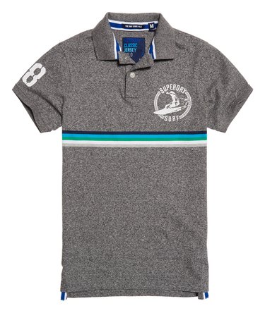 Cali Surf Chest Stripe Polo Shirt Image 2