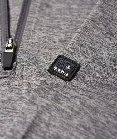 Sport Athletic Half Zip Henley Top Image 8