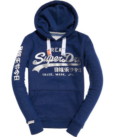 Vintage Logo Satin Hoodie Image 2