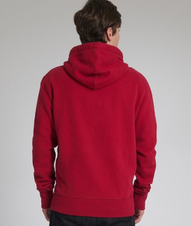 Orange Label Zip Hoodie Image 5