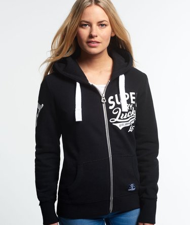Sweat zippé à capuche Lucky Aces Image 1