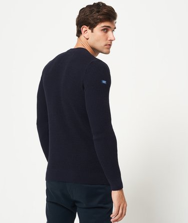 University Waffle Crew Sweater Image 4