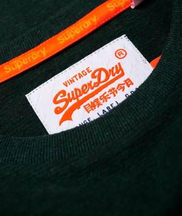 T-shirt Orange Label Vintage Embroidered Image 5