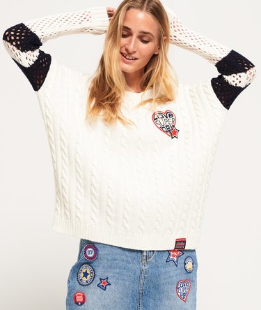 Varsity Spirit Slouch Crew Jumper Image 1