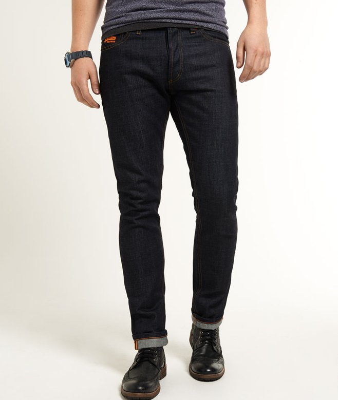 mens Dry Slim Jeans in RAW Superdry UK