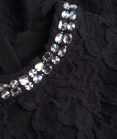 Eastern Lace Collar Band Kleid Image 6