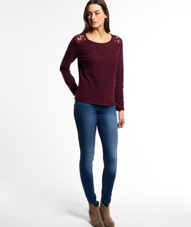 Top de encaje Essentials Slouch Image 3