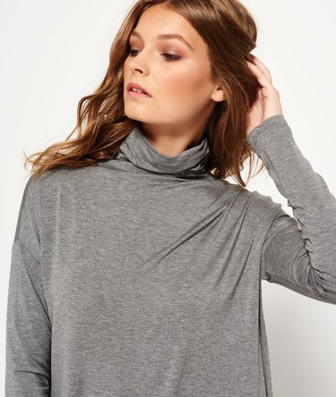 Slinky Turtleneck Top Image 4
