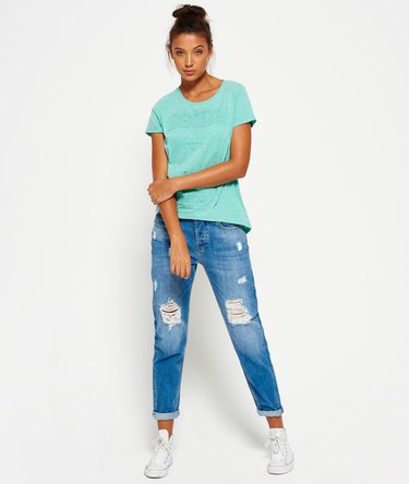 Buntes Osaka Boyfriend T-Shirt mit Prägung Image 3