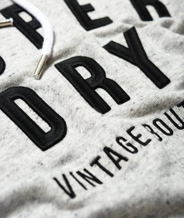 Applique Funnel Hoodie Image 7