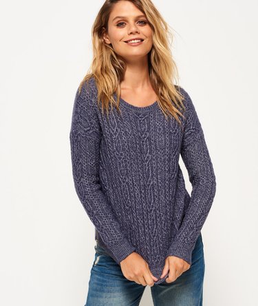 Nebraska Cable Zip Knit Jumper Image 1