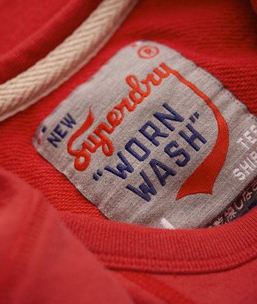 Worn Wash sweater met ronde hals Image 5
