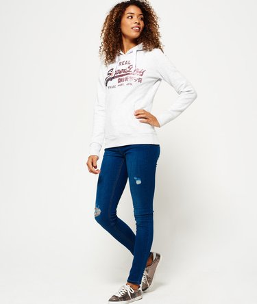 Vintage Logo Sequin Hoodie Image 3