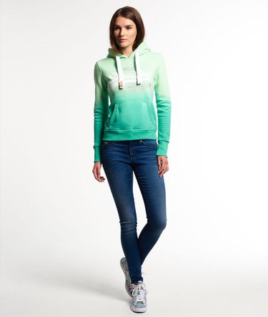 Vintage Logo Duo Dip Hoodie Image 3