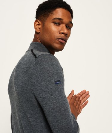 Call Sheet Merino Zip Track Top Image 5