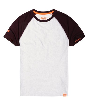 Orange Label Baseball Grit T-shirt Image 1