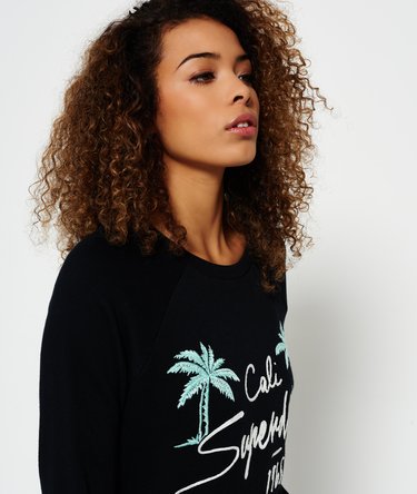 Applique Raglan Crew Sweatshirt Image 5