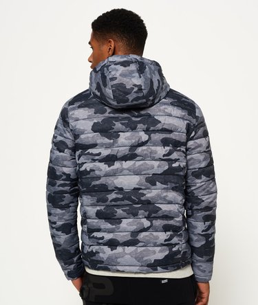 Printed Fuji Double Zip hooded Jacket Image 4