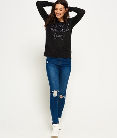 Dunloe Long Sleeve Graphic Top Image 4