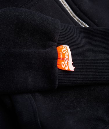 Orange Label Zip Hoodie Image 7