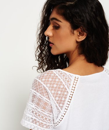 Embroidered Raglan T-shirt Image 4