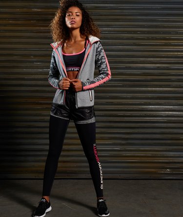 Core Sport Borg Zip Hoodie Image 3