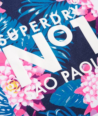 Boxed Tropical Boyfriend T-Shirt Image 7