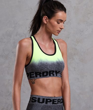 Sportowy stanik bezszwowy SD Sport z efektem ombre Image 1