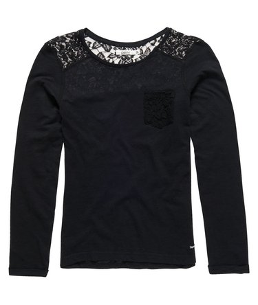 Essentials Lace Slouch Top Image 2