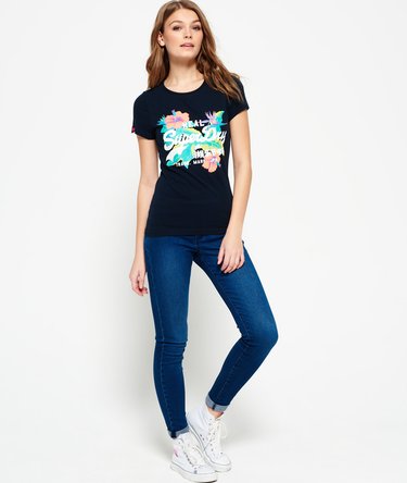 Camiseta Vintage Logo Hibiscus Image 2
