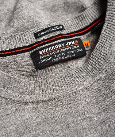 Pull en coton premium à col rond City. Image 6