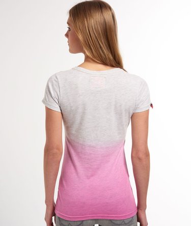 Vintage Logo Dip Dye T-Shirt Image 4