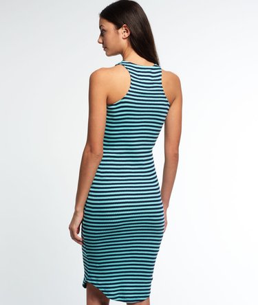 Sheer Rib Racer Dress Image 4