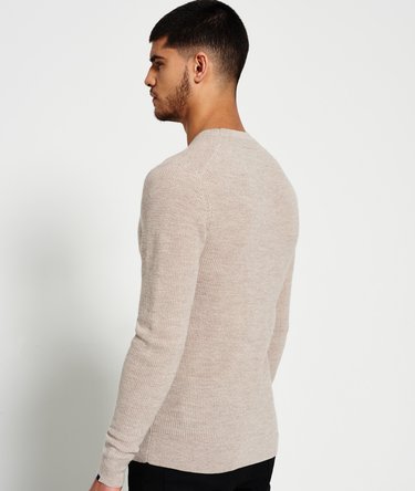 Premium Textured Knit Crew Jumper Image 4