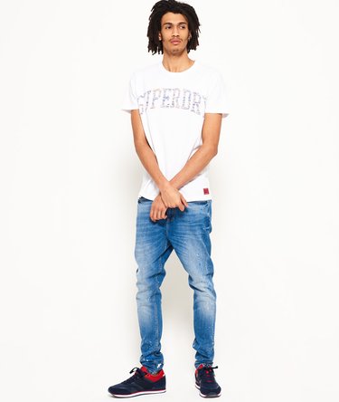 Varsity Embossed T-Shirt Image 3