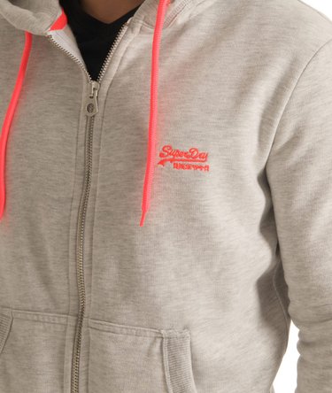 Pop Colour Zip Hoodie Image 6