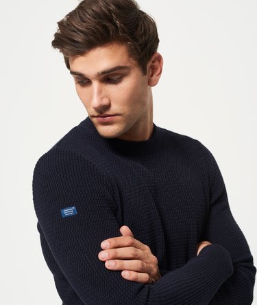 University Waffle Crew Sweater Image 3