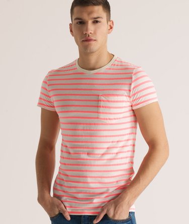 Stripe Pocket T-Shirt Image 2